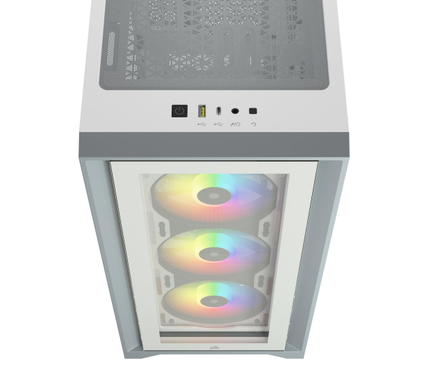 CORSAIR Obudowa iCUE 4000X RGB TG Mid Tower Biala CC-9011205-WW - 591825 - zdjęcie 3